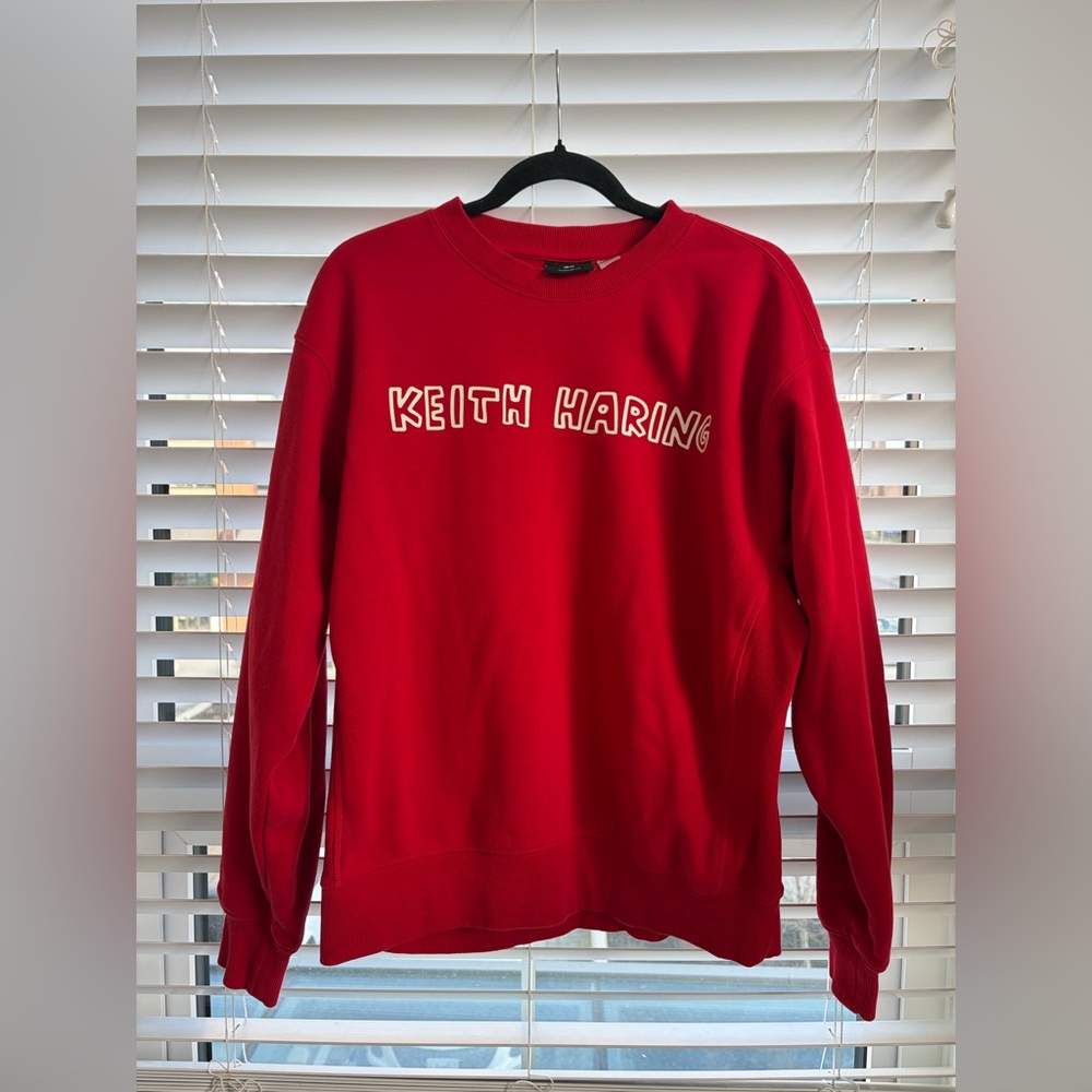 H&M Red Crewneck Sweater